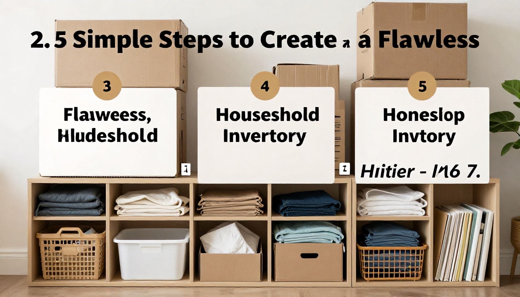 2. 5 Simple Steps to Create a Flawless Household Inventory for Your Move*