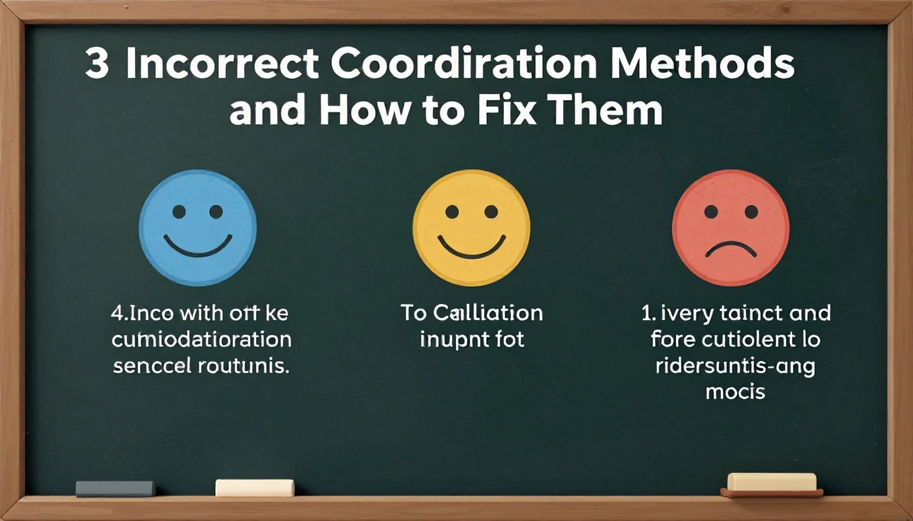 Birden Fazla Adrese Teslimat: Verimli Koordinasyon Yöntemleri 3 3 Hatalı Koordinasyon Yöntemi ve Nasıl Onları Düzeltirsiniz?*