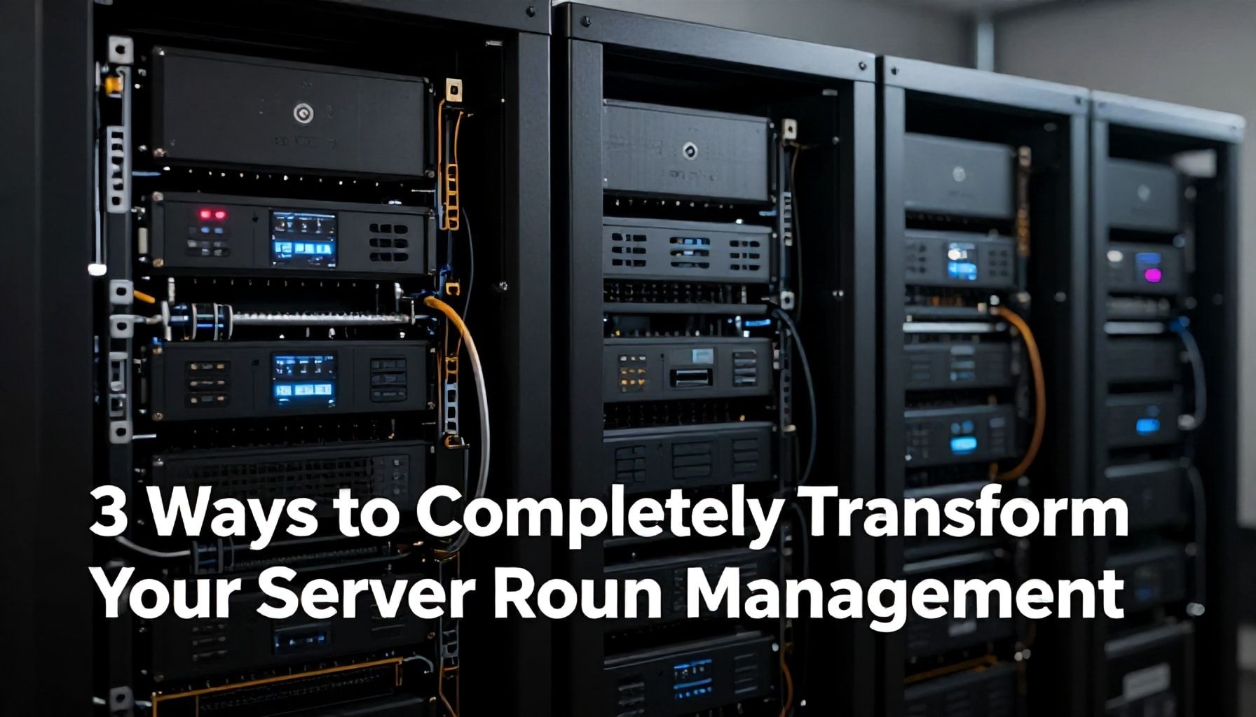 IT Altyapısı Taşıma Protokolü: Güvenli ve Verimli Sunucu Odası Yönetimi 5 3 Yöntemle Sunucu Odası Yönetiminizi Tamamen Dönüştürün*