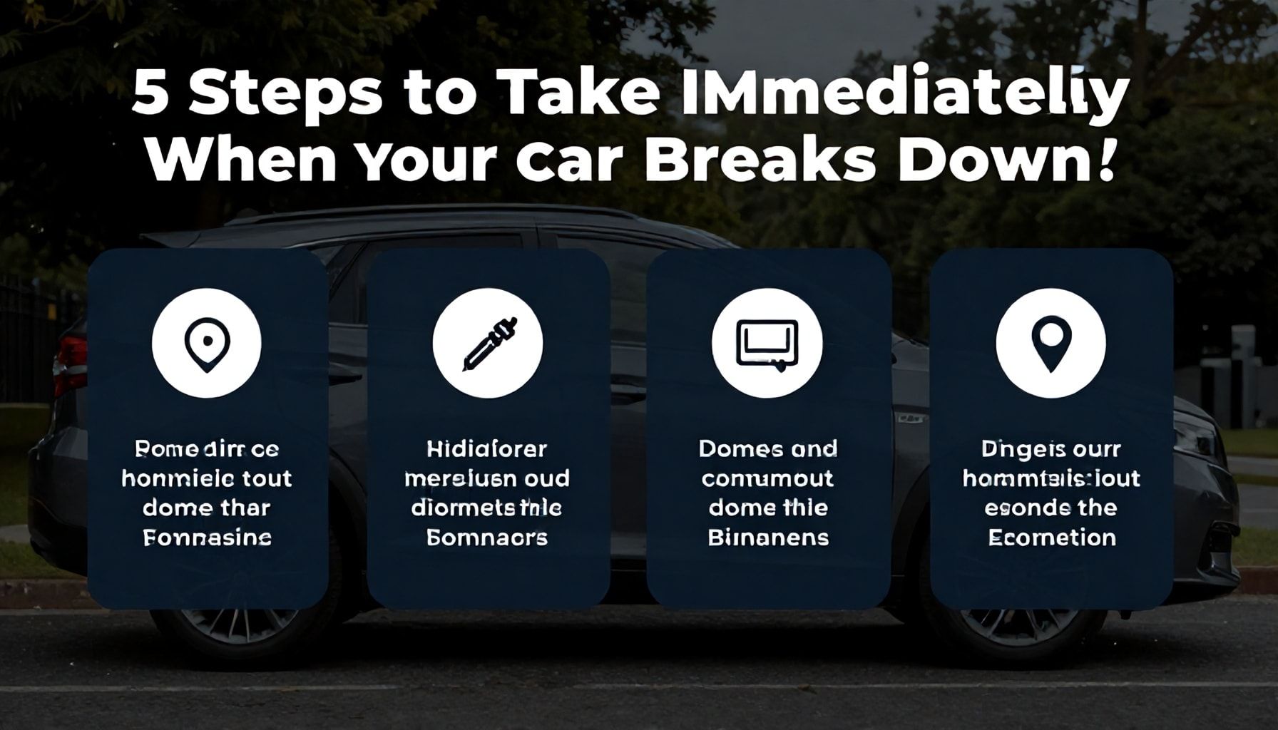 Kaza veya Arıza Anında Ne Yapmalısınız? Acil Durum Senaryoları 2 5 Adımda Araç Arızası Anında Alınması Gereken Önlemler*