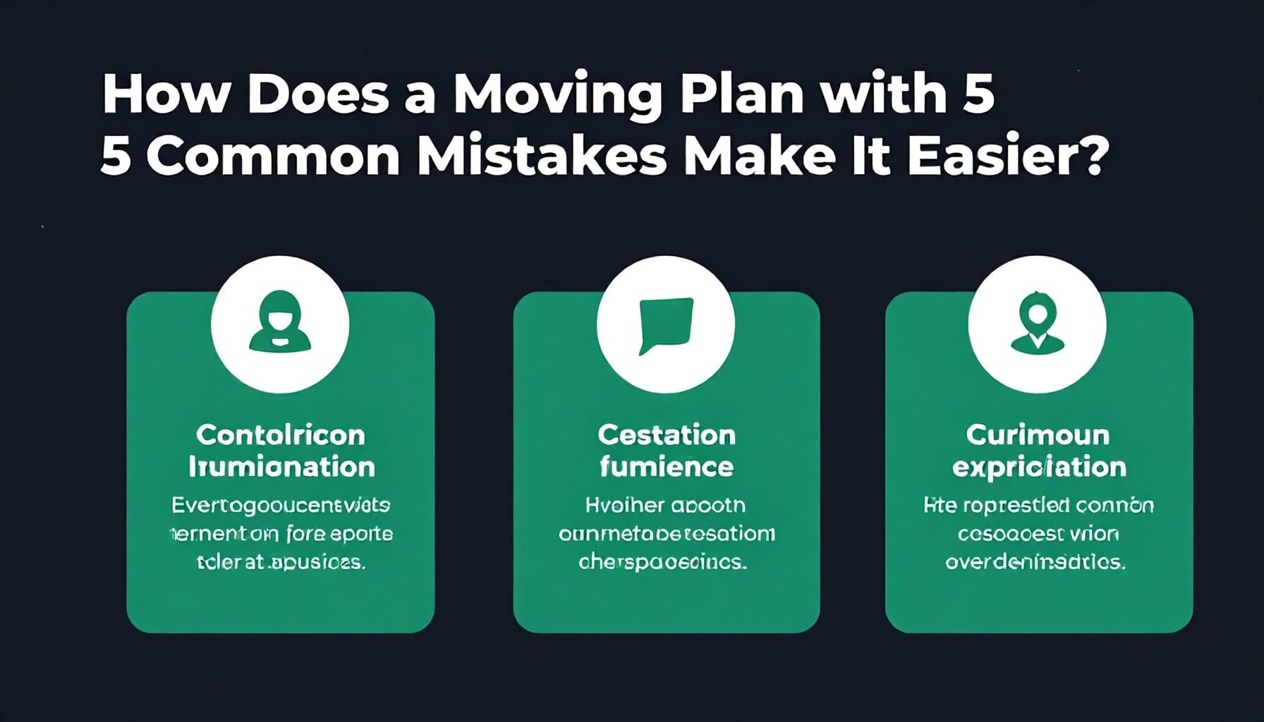 5 Hata Yapan Taşınma Planı Nasıl Kolaylaştırır?*