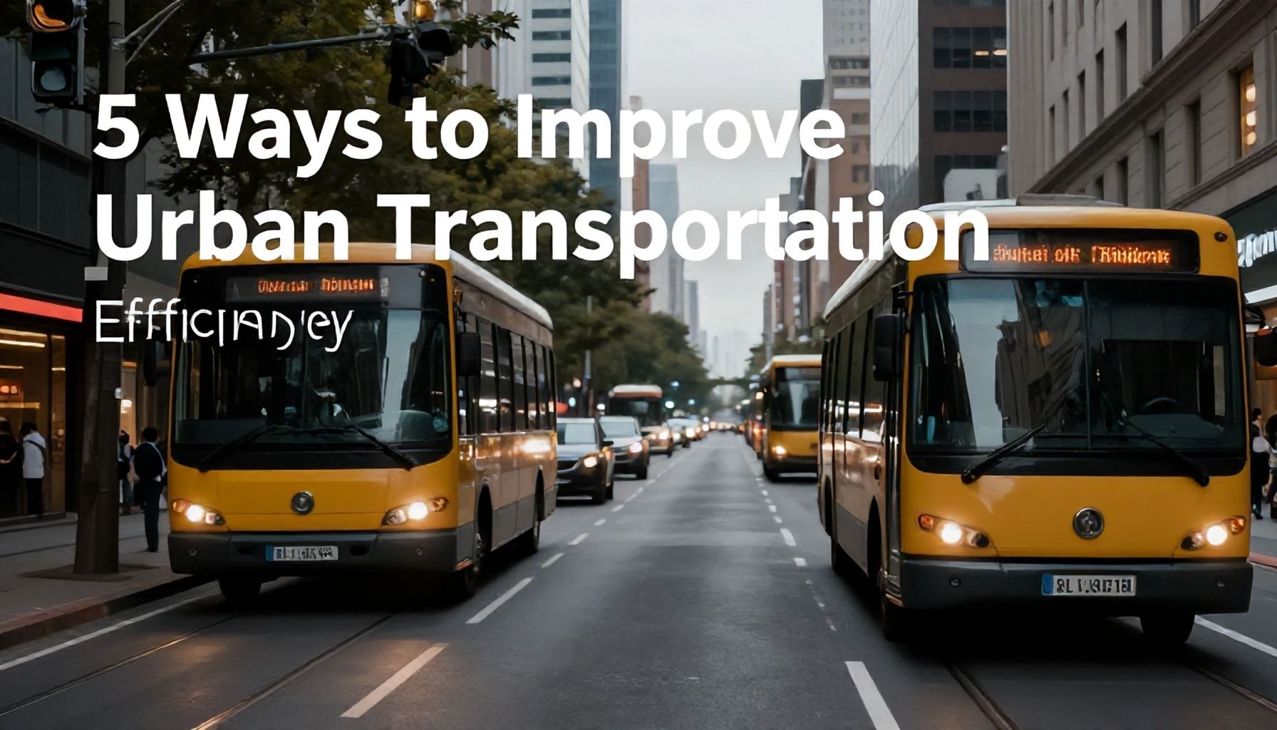 5 Yöntemle Şehir İçi Taşıma Verimliliğini Artırın*