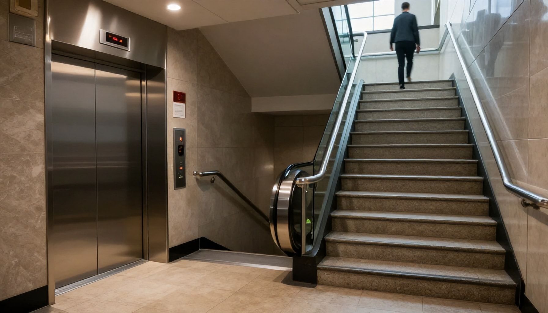 Asansör ve Merdiven Boşaltma: Önceden Ayarlama*