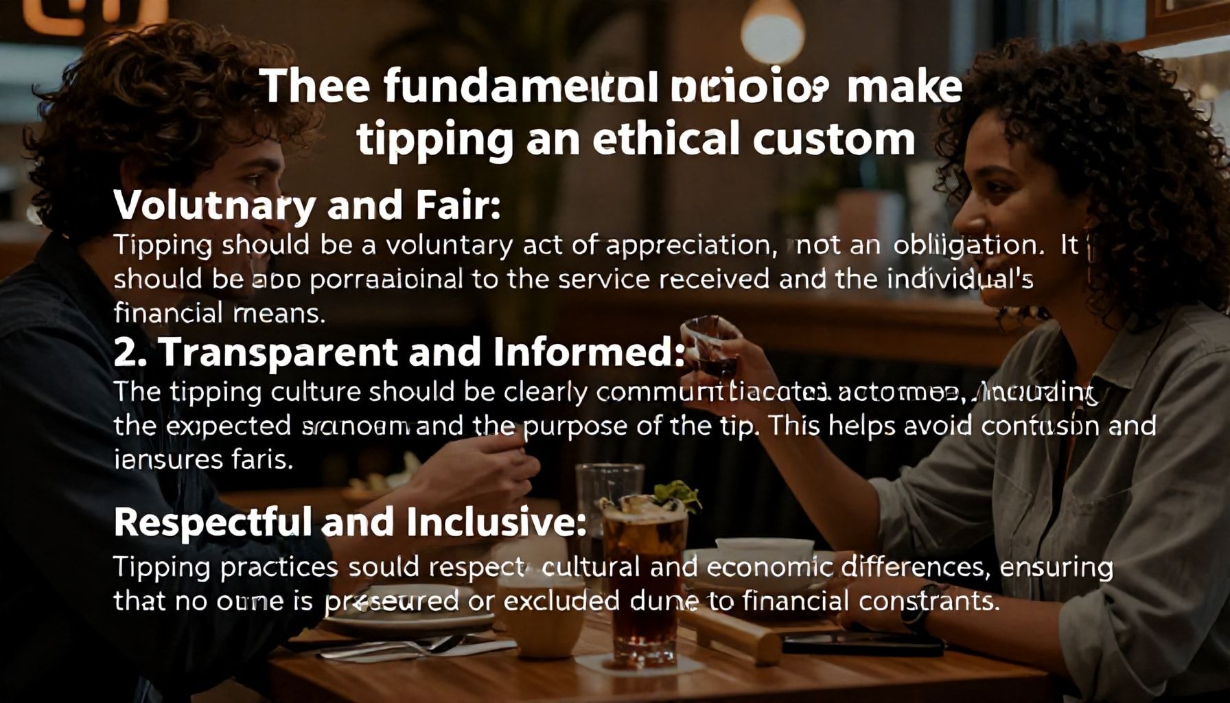 Bahşiş Vermeyi Etik Bir Adet Yaptırmak İçin 3 Temel İlkesi*