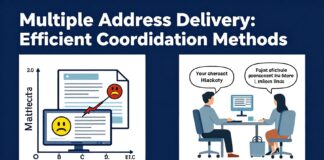 Birden Fazla Adrese Teslimat: Verimli Koordinasyon Yöntemleri