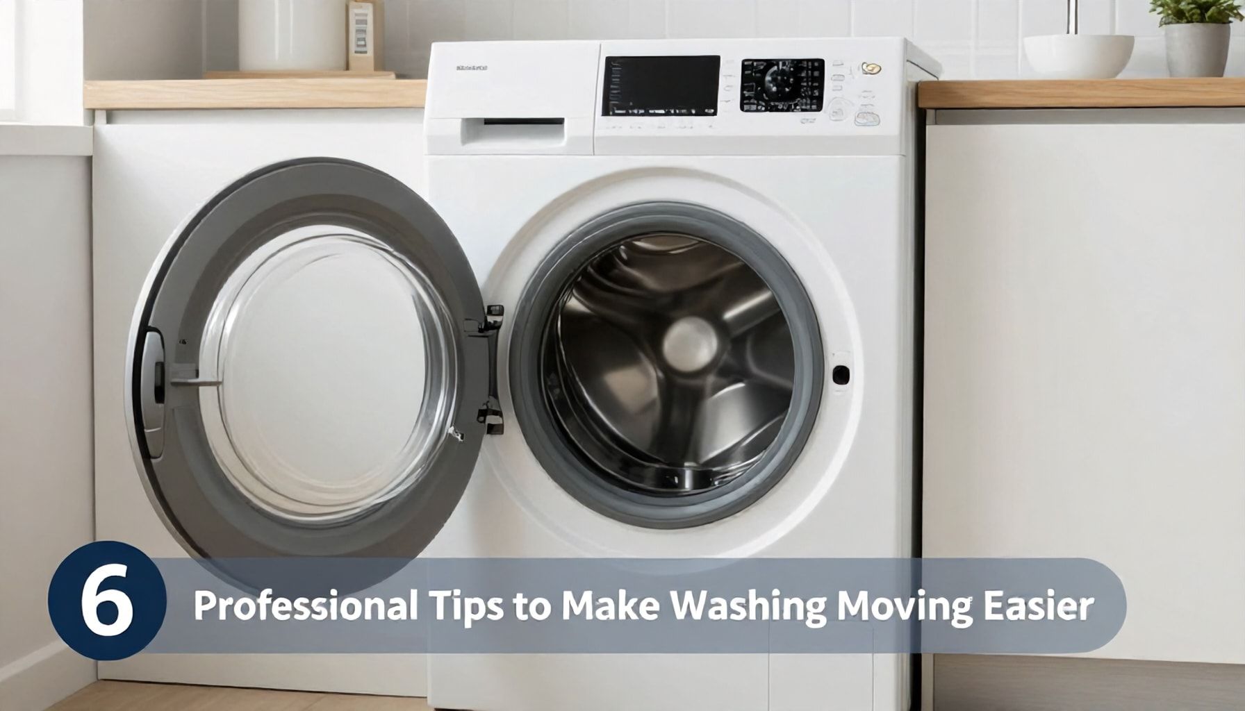 Çamaşır ve Bulaşık Makinesi Taşımayı Kolaylaştıran Hazırlıklar 6 Çamaşır Makinesi Taşımayı Kolaylaştıran 6 Profesyonel İpucu*