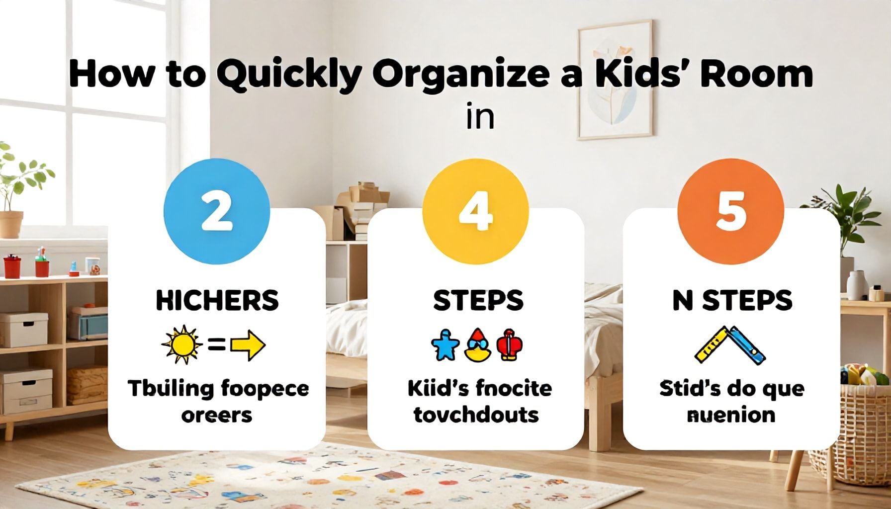 Yeni Evde Çocuk Odasını Hemen Kurmanın 5 Önemi 2 Çocuk Odasını Nasıl Hemen Düzenlersin? 5 Adımda Tamamla*