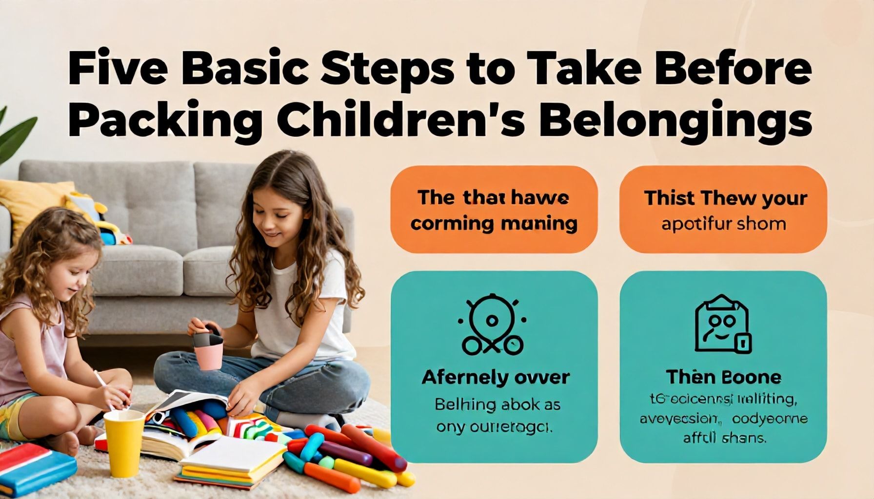 Çocukların Eşyalarını Hızlı ve Sıralı Bir Şekilde Ayırma ve Paketleme Yöntemleri 2 Çocukların Eşyalarını Paketlemeden Önce Yapılacak 5 Temel Adım*