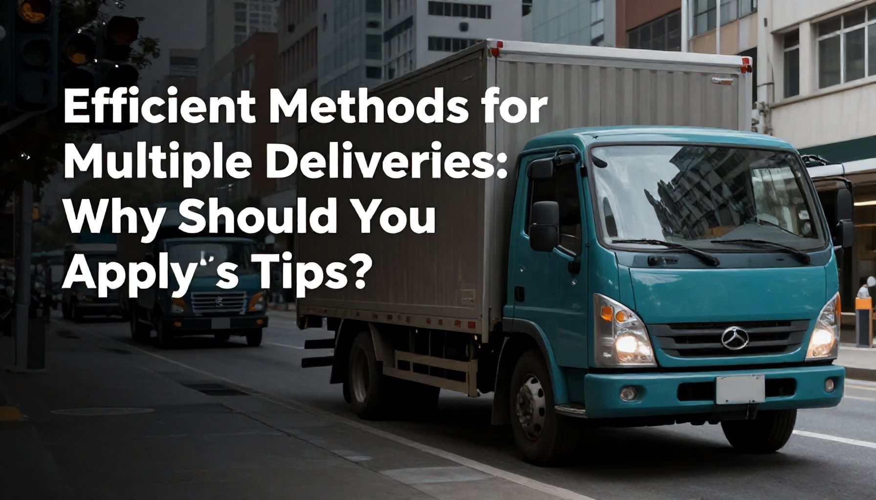 Birden Fazla Adrese Teslimat: Verimli Koordinasyon Yöntemleri 2 Çoklu Teslimat İçin En Verimli Yöntemler: Neden Bu İpuçları Uygulamalısınız?*