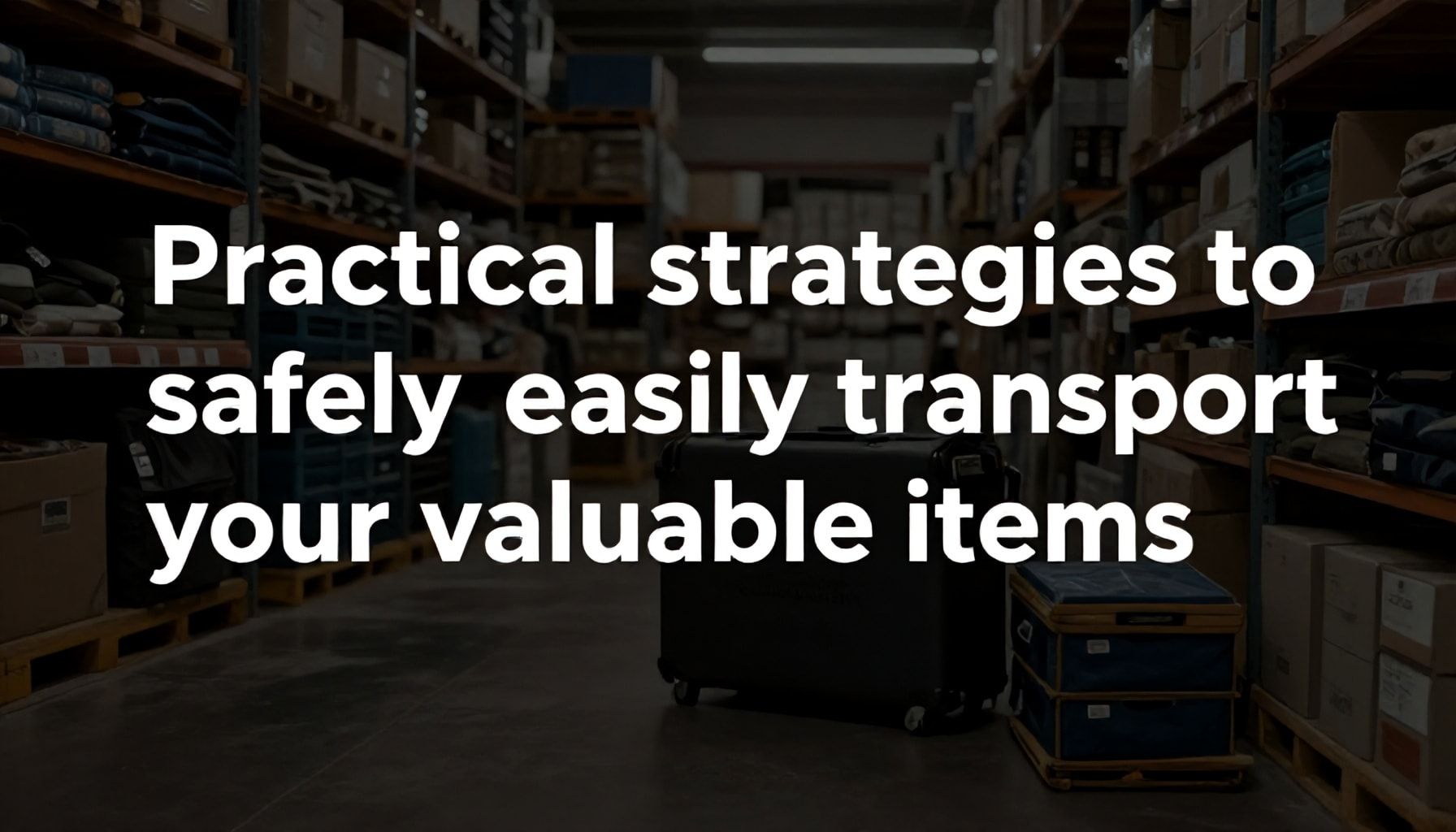 Değerli eşyalarınızı güvenli ve kolayca taşımak için pratik stratejiler