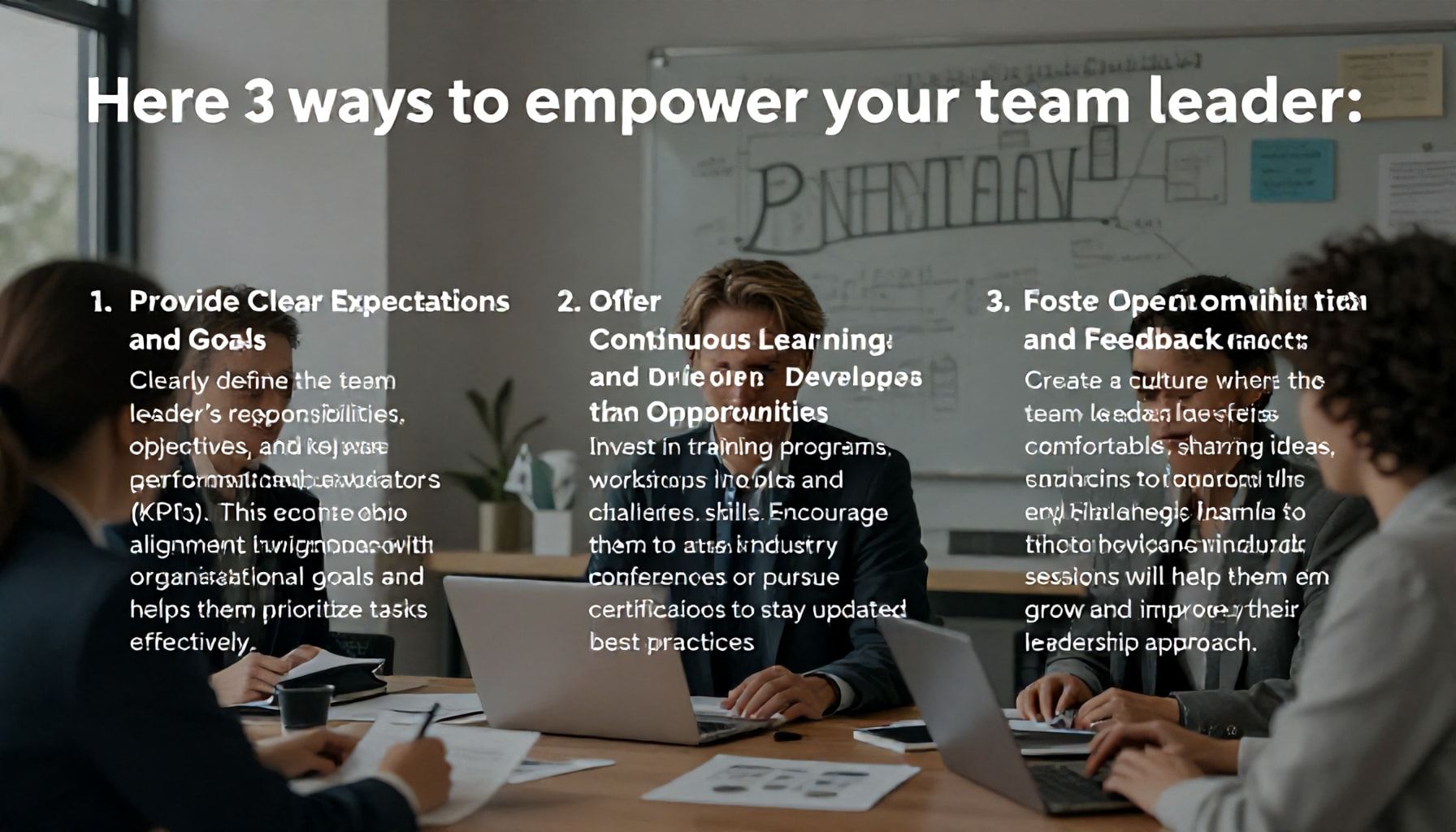 Ekip Liderinizi Güçlendirecek 3 Yöntem*