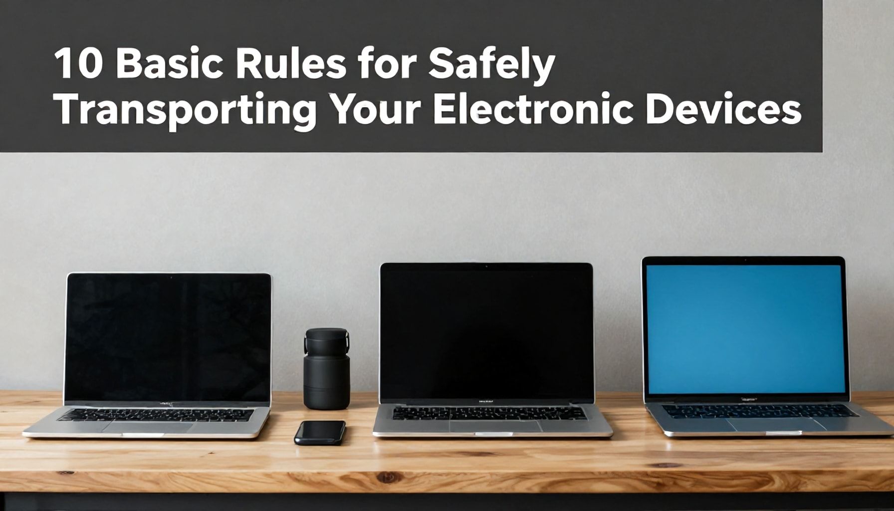 Elektronik Cihazlarınızı Hasarsız Taşıma İçin 10 Temel Kural*