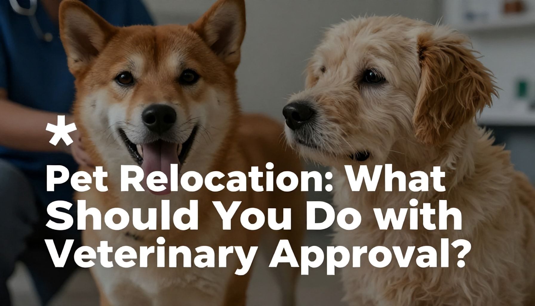 Evcil Hayvan Taşınması: Veteriner Onayıyla Ne Yapmalısınız?*