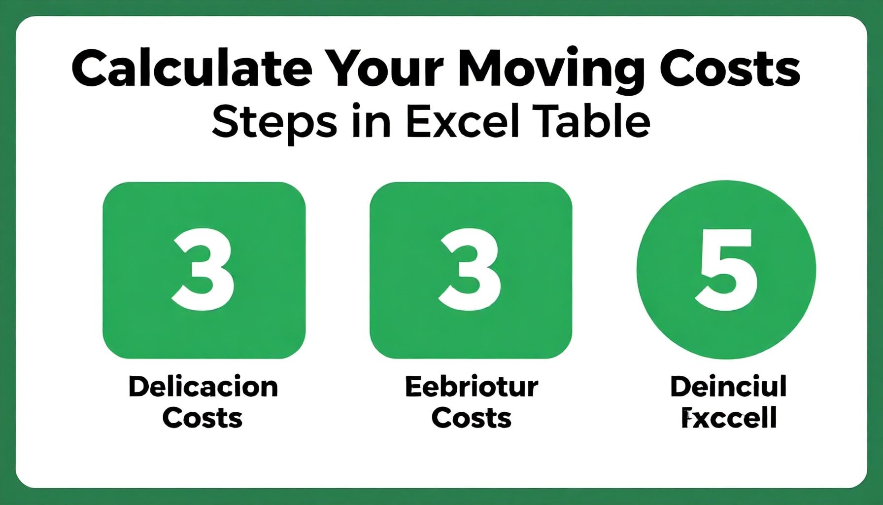 Taşınma Bütçesini Kontrol Edin: Excel ile Kolay Planlama ve Hesaplama 3 Excel Tablosu ile Taşınma Masraflarınızı 3 Adımda Hesaplayın*