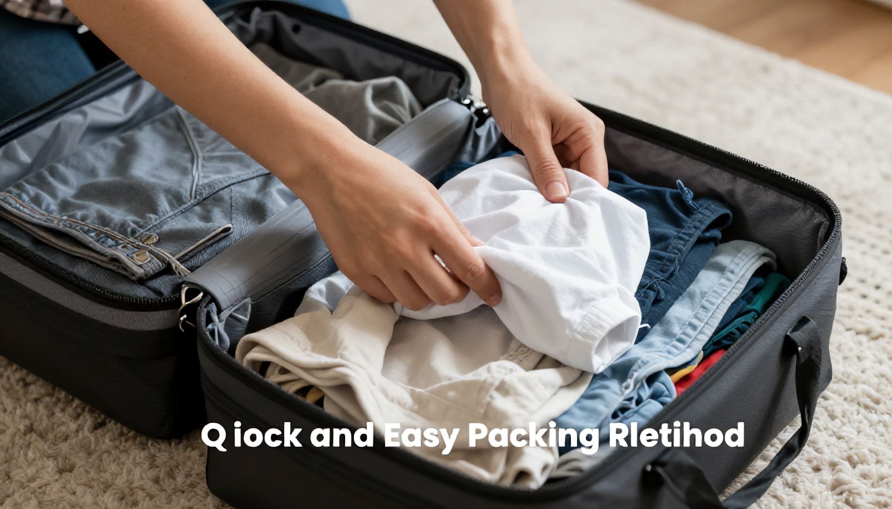 Kıyafetleri Katlamadan Gardırop Taşırken Hızlı ve Kolay Paketleme Yöntemi