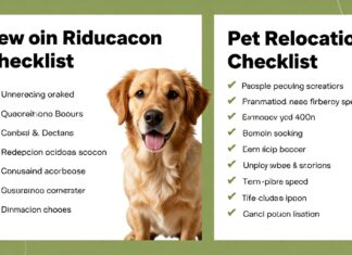 Veteriner Onaylı Evcil Hayvan Taşınma Hazırlık Listesi