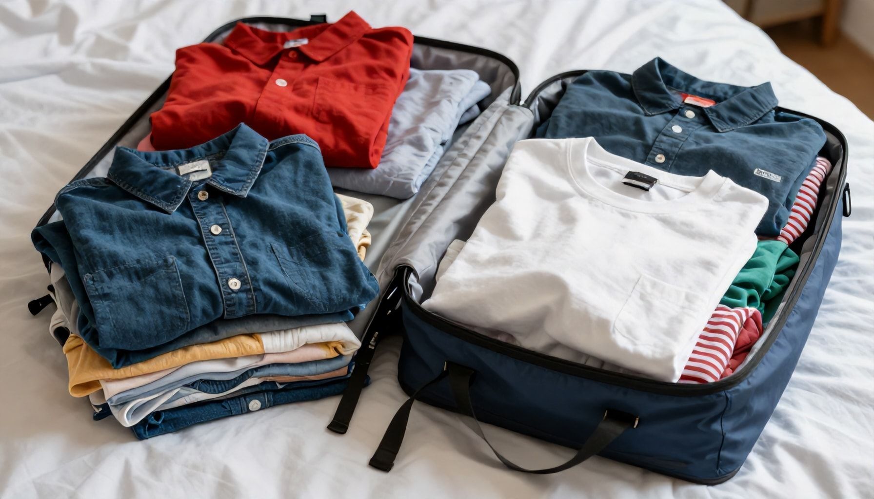 Kıyafetleri Katlamadan Gardırop Taşırken Hızlı ve Kolay Paketleme Yöntemi 5 Kıyafetleri Katlamadan Nasıl Paketlersin? 3 Pratik Yöntem*