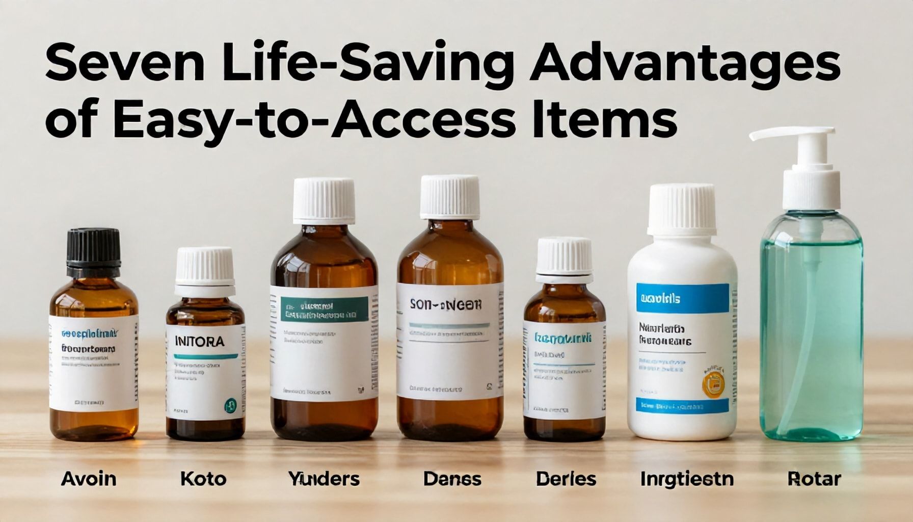 Erişimi Kolay Olan Eşyaların Etkin Belirlenmesi 6 Kolay Erişimli Eşyaların 7 Hayat Kurtaran Avantajı*