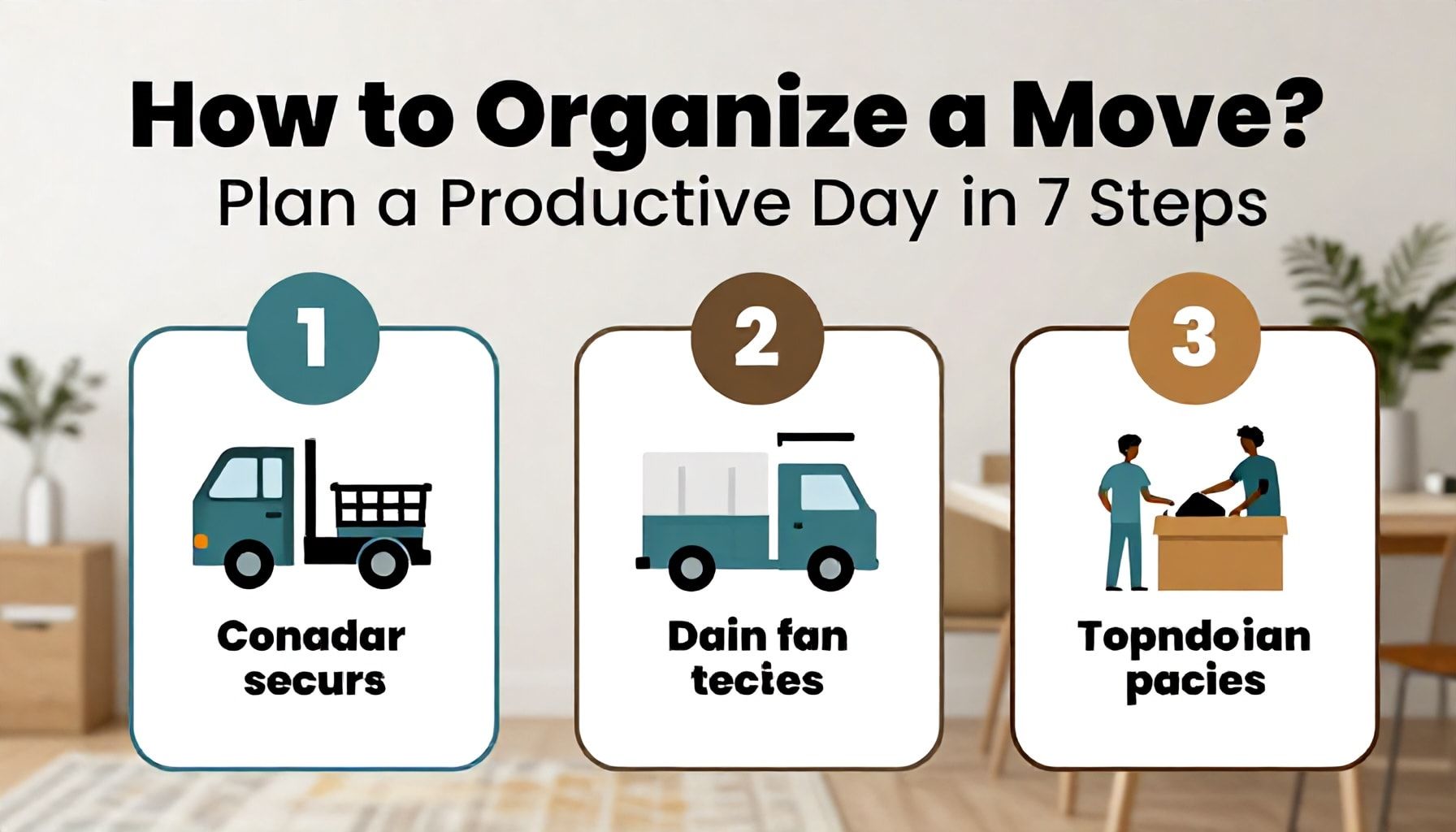 Nasıl Organize Taşınma Yapılır? 7 Adımda Verimli Bir Gün Planlayın*