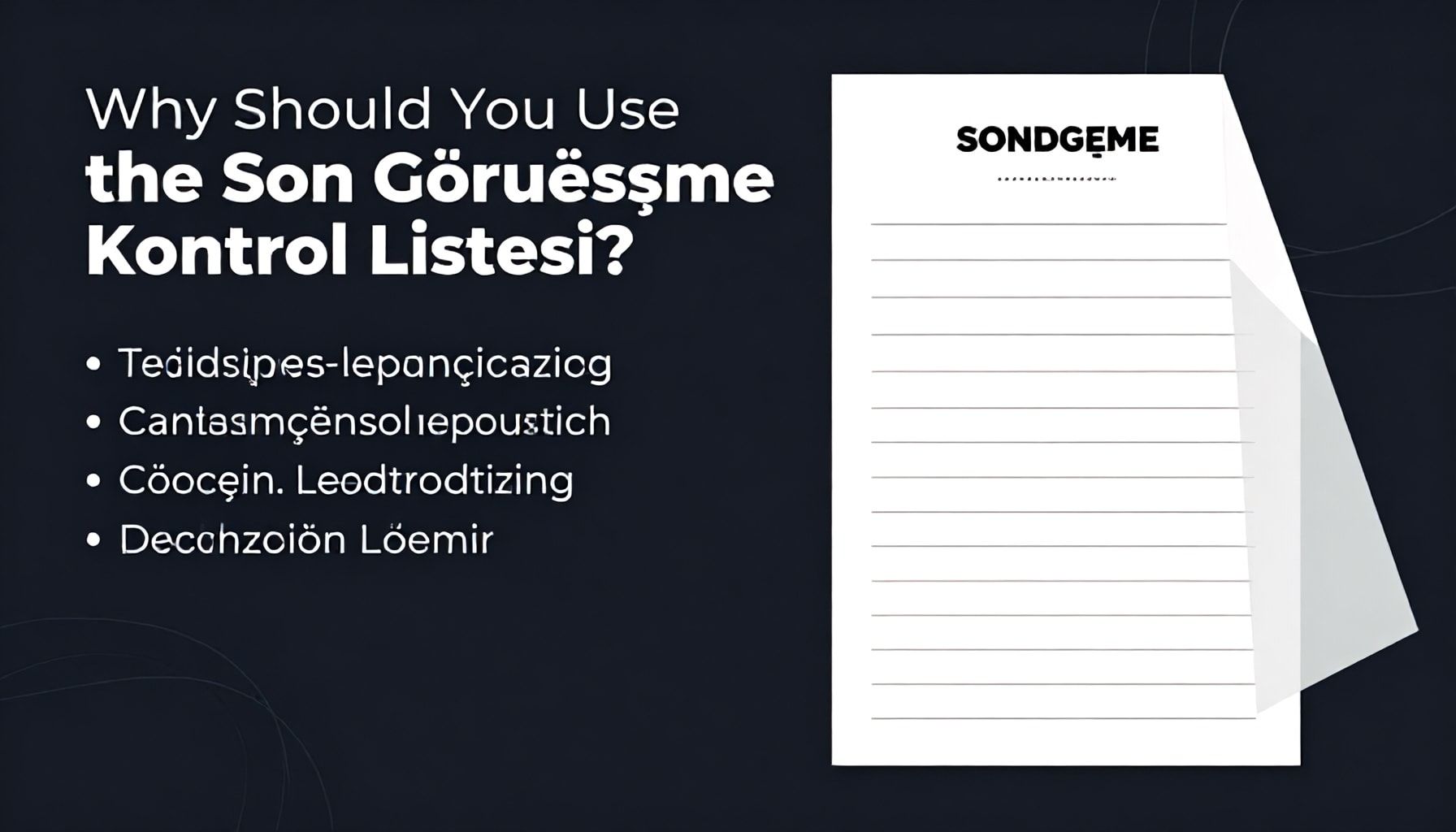 Son Görüşme Kontrol Listesi: Ev Sahibi veya Kiracıyla Sorunsuz Anlaşma Sağlayın 5 Neden Son Görüşme Kontrol Listesi Kullanmalısınız?*