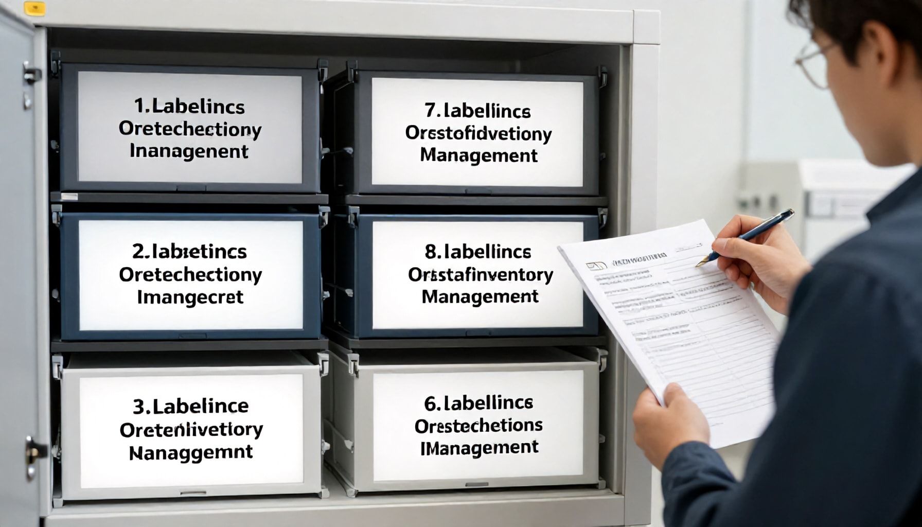 Ofis Mobilyalarınızı Verimli Yönetin: Envanter Çıkarma ve Etiketleme Yöntemleri 5 Ofis Envanter Yönetiminde Verimliliği Artıran 7 Etiketleme Tekniği*