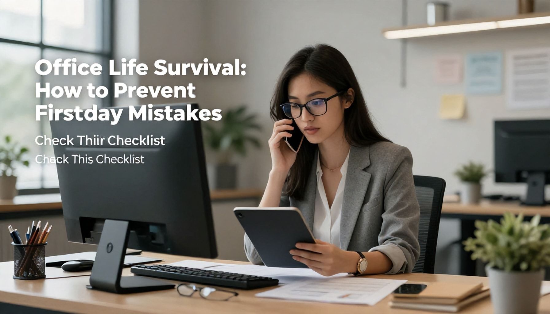 Yeni Ofiste İlk Gün Hazırlıkları: Hata Yapanlar Bu Kontrol Listesini Kontrol Ediyor 3 Ofis Hayatta Kalma: İlk Gün Hatalarını Nasıl Önlemek İstiyorsan Bu Kontrol Listesini Kontrol Et*