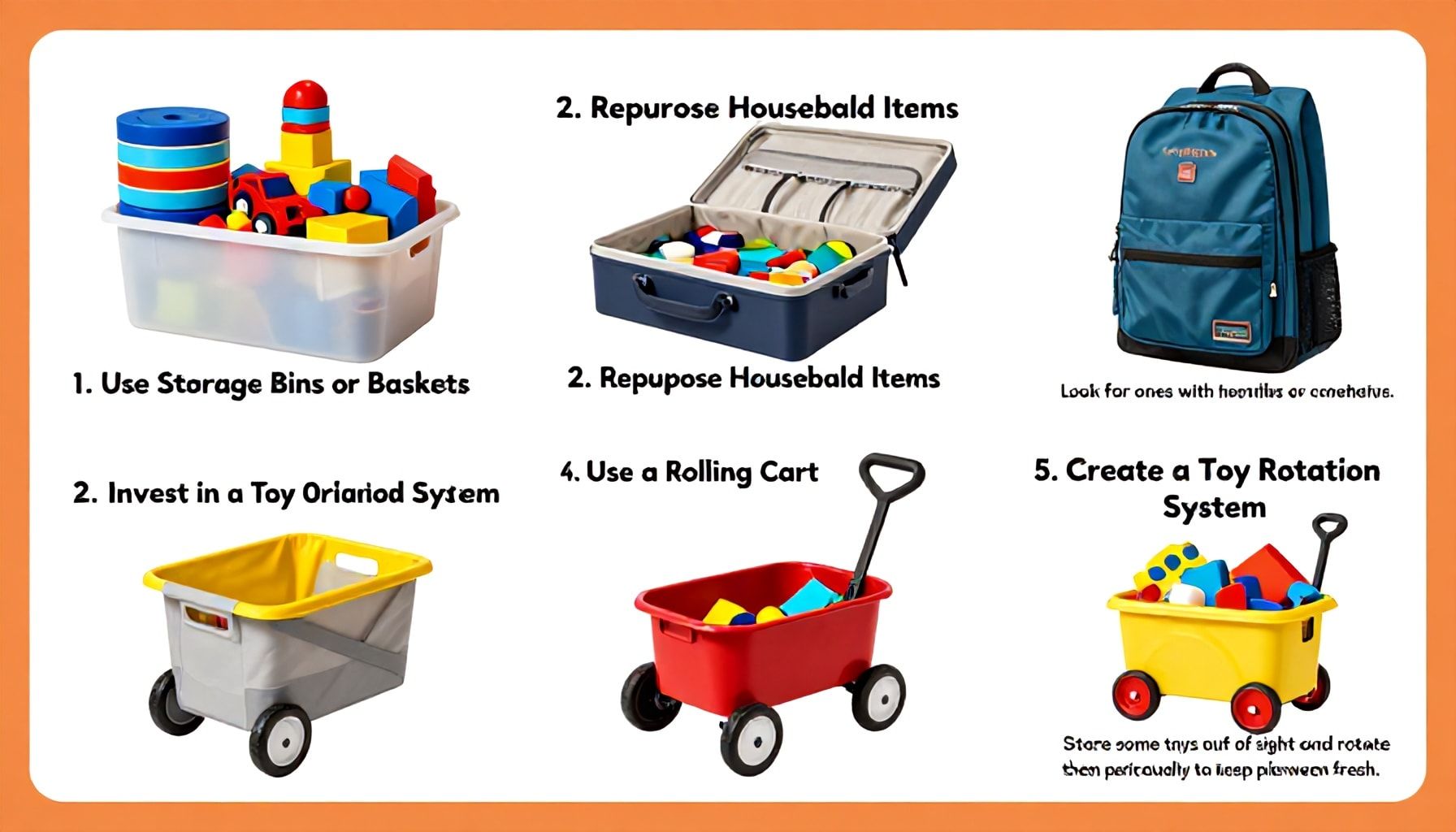 Oyuncakları Kolayca Organize Edip Taşımak İçin 5 Pratik Yöntem*