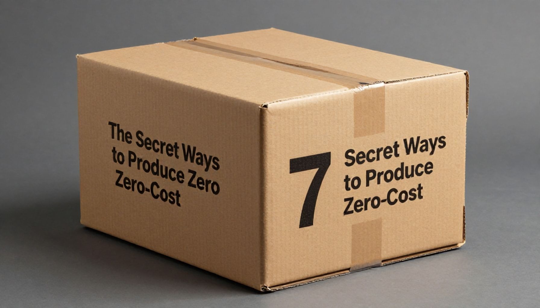 7 Yaratıcı Yöntemle Karton Kutunun Maliyetini Sıfıra İndirin 5 Sıfır Maliyet Karton Kutu Üretiminin 7 Gizli Yolu*