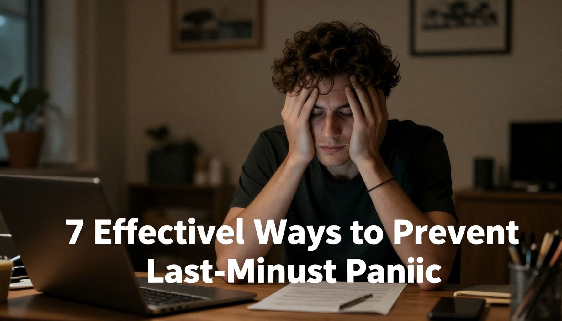 Son Dakika Paniğini Önlemenin 7 Etkili Yöntemi