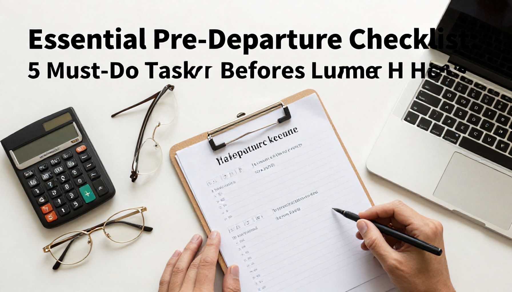 Son Tur Kontrol Listesi: Evden Ayrılmadan Yapmanız Gereken 5 Temel İş*