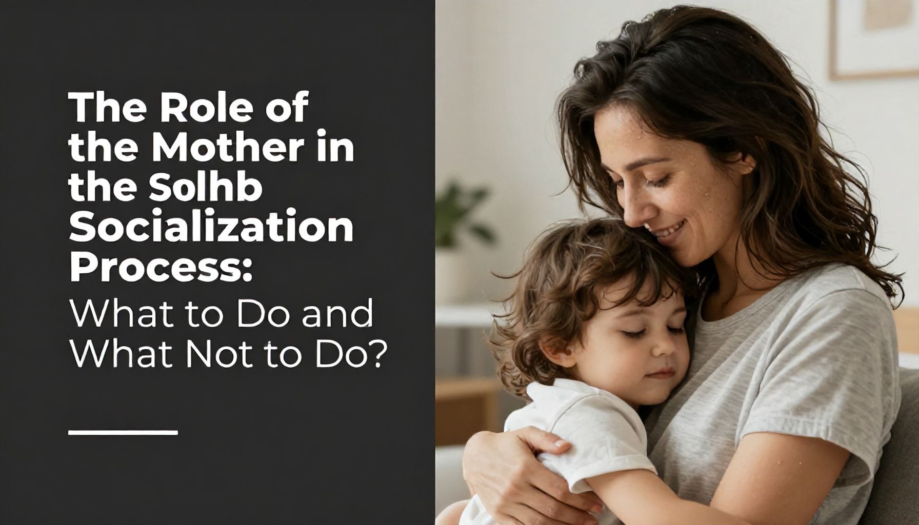 Sosyalleşme Sürecinde Annenin Rolü: Ne Yapmalı, Ne Yapmamalı?*