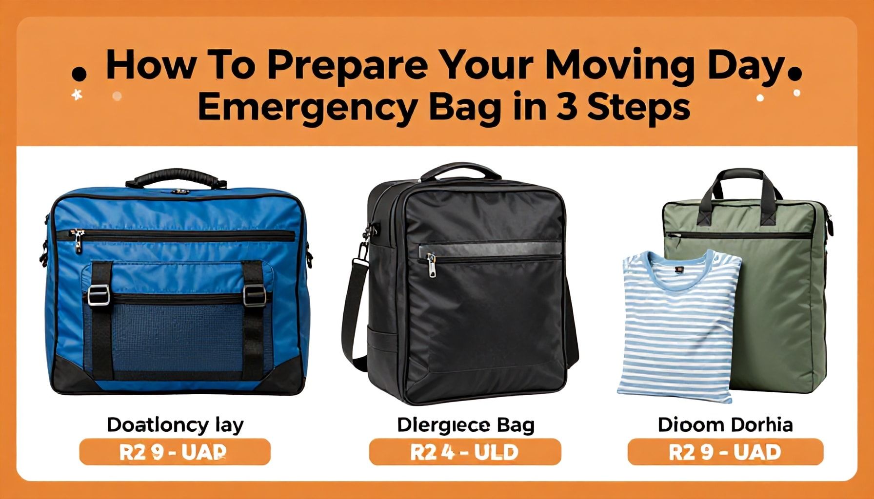 Taşınma Günü Acil Çantasını Nasıl Hazırlıyorsunuz? 3 Adımda Tamamlayın*
