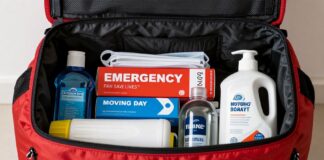Taşınma Günü İçin Hayat Kurtarabilir Acil Çanta İçeriği