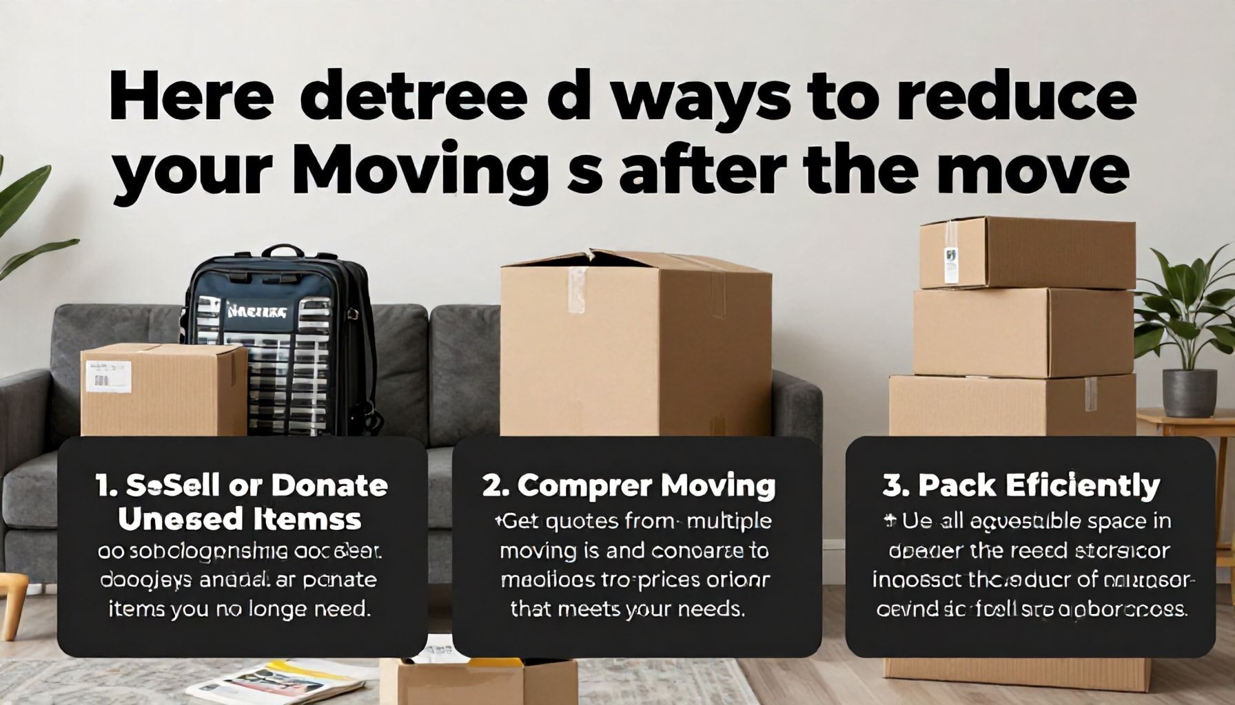 Taşınma Sonrası Masraflarınızı Azaltmak için 3 Akıllı Yöntem*