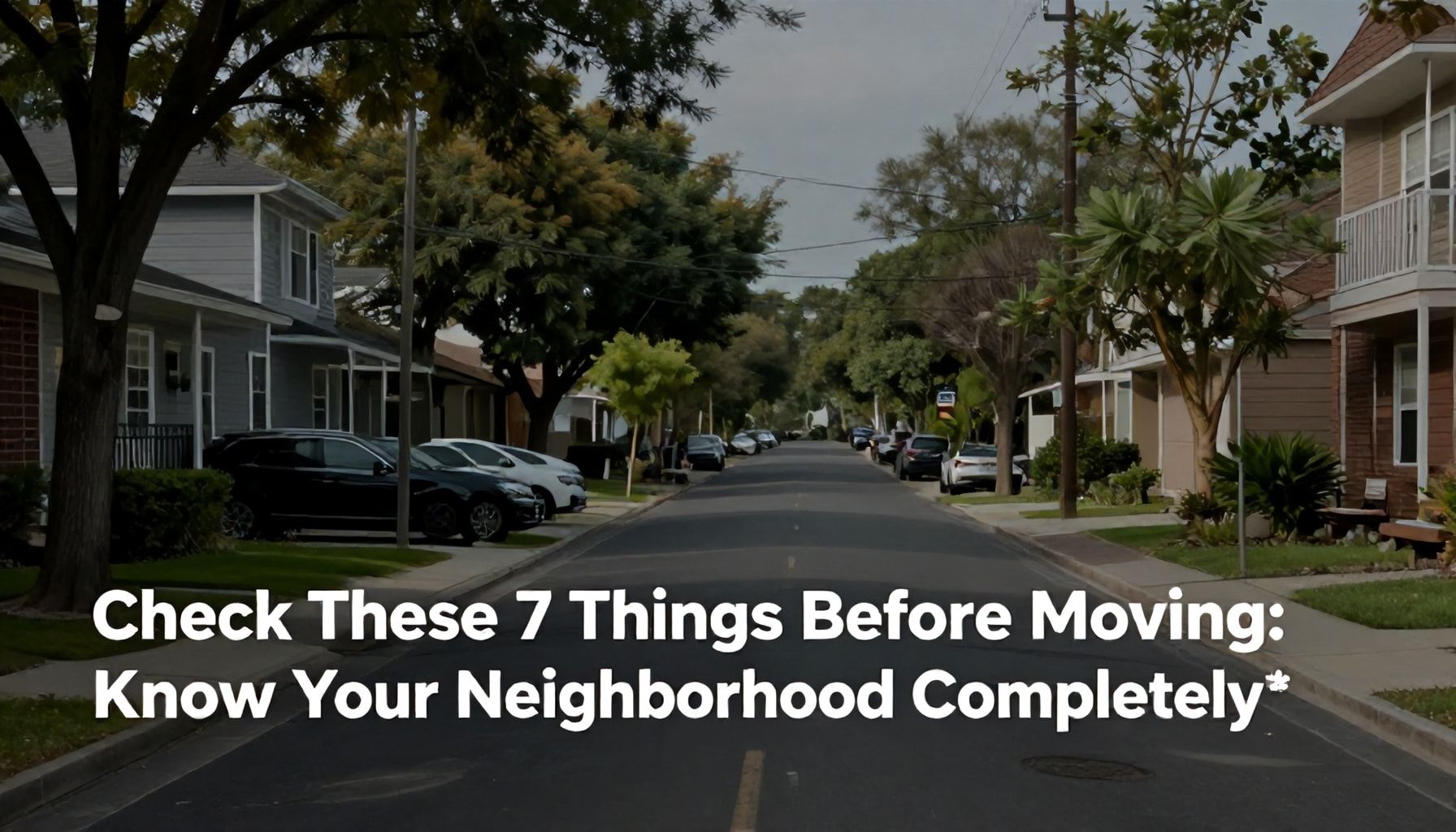 Taşınmadan Önce Yeni Mahallenizi Tanıyın ve Hazırlık Yapın 3 Taşınmadan Önce 7 Şeyi Kontrol Edin: Mahallenizi Tamamen Anlayın*