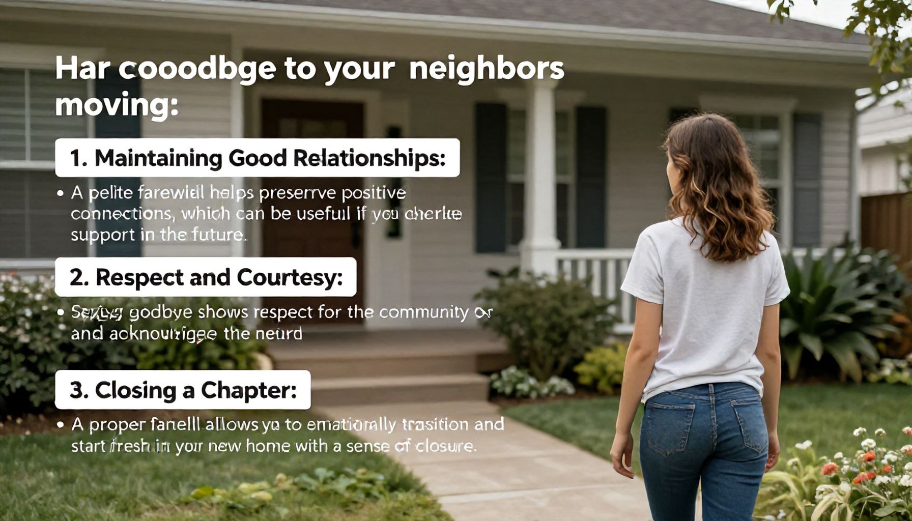 Taşınmadan Önce Komşularla Nasıl Vedalaşır ve İlişkileri Sürdürürsünüz? 2 Taşınmadan Önce Komşularla Vedalaşmanın 3 Nedeni*