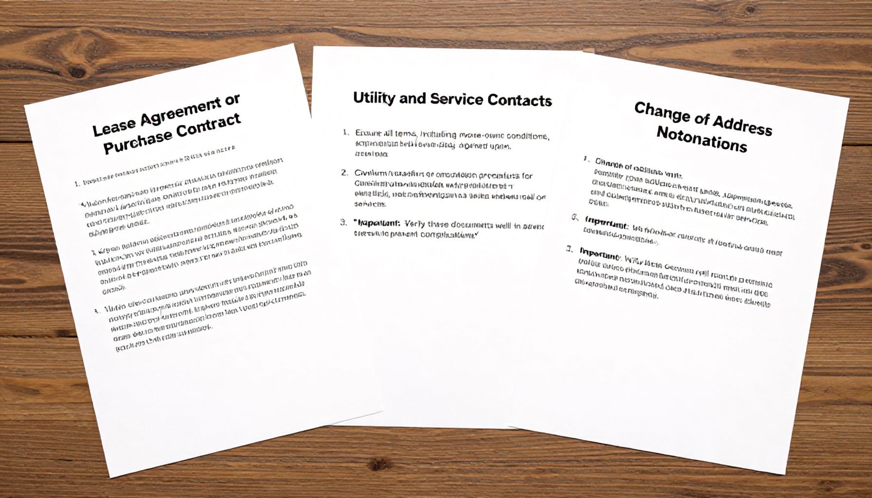 Taşınmadan Önce Unutulmaması Gereken 15 Hayati Adım 6 Taşınmadan Önce Unutulmaması Gereken 3 Evrak ve Belge Kontrolü*