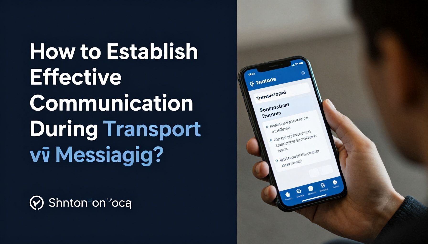 Telefon ve Mesajlaşma ile Taşıma Sırasında Nasıl Etkin İletişim Kurulur?*