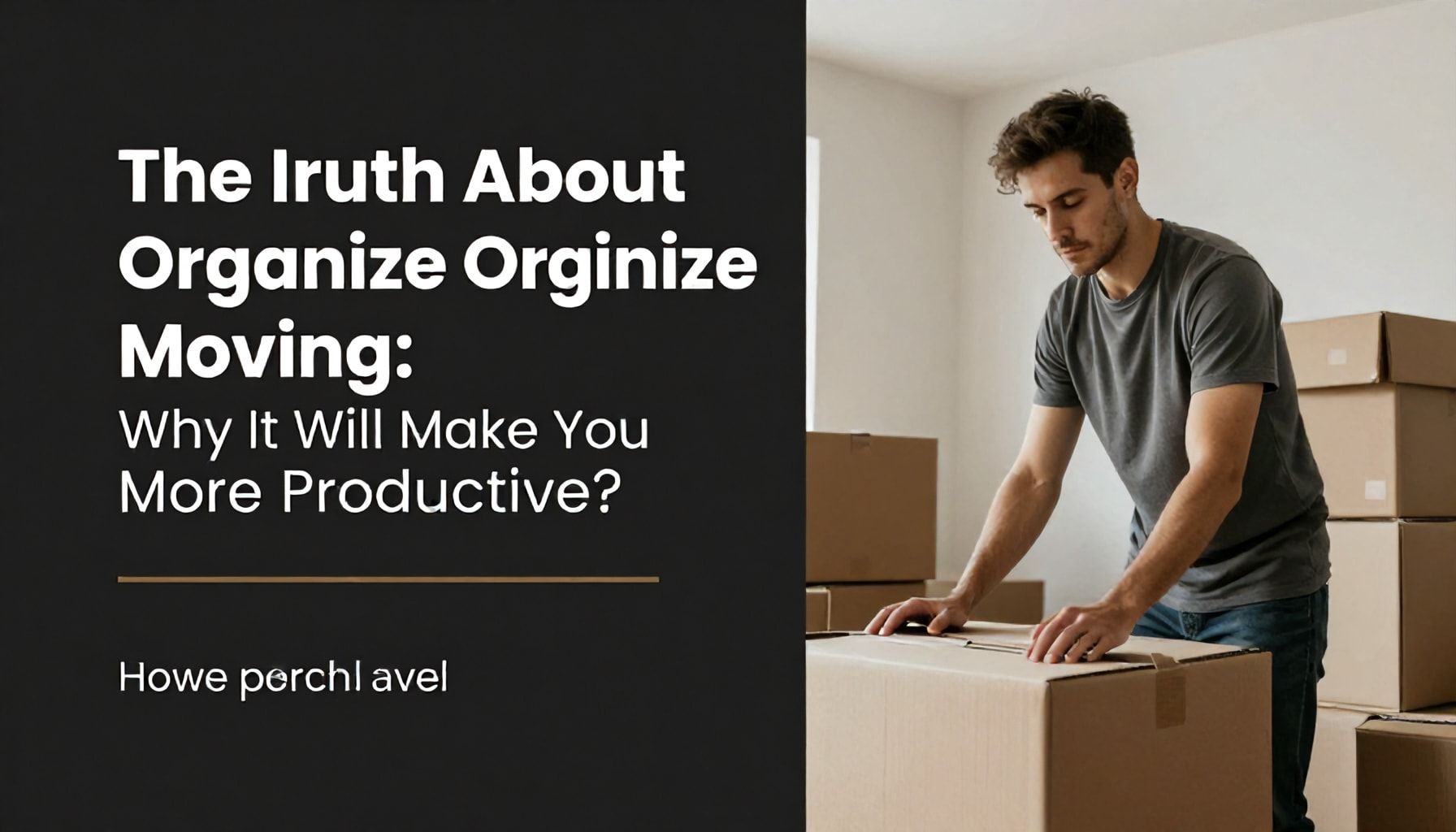 The Truth About Organize Taşınma: Neden Sizi Daha Verimli Yapacak?*