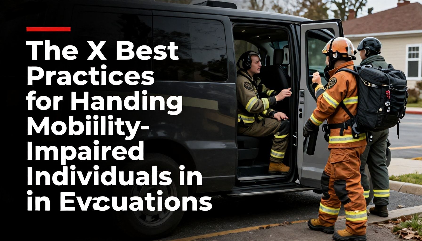 The X Best Practices for Handling Mobility-Impaired Individuals in Evacuations*