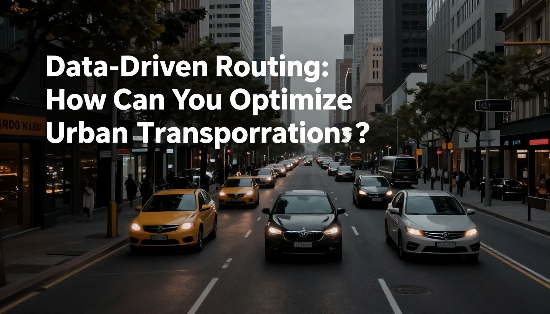 Veri Tabanlı Yönlendirme: Şehir İçi Taşımayı Nasıl Optimize Edersiniz?*