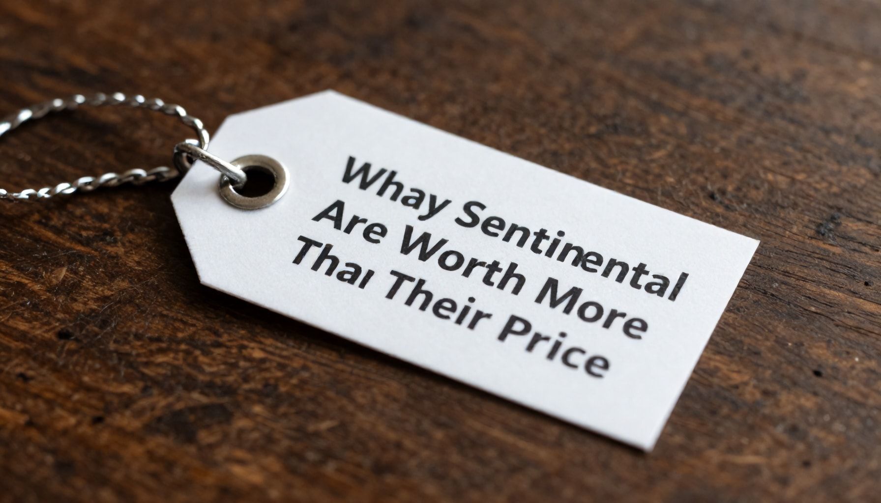 Why Sentimental Items Are Worth More Than Their Price Tag*